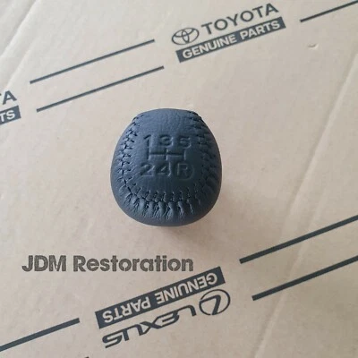 Toyota Supra Jza80 5 velocidades cuero perilla de engranaje MR-S 33504-14120-C1 genuino OEM Foto 1 de 4