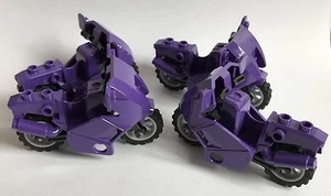 4 RARO LEGO - BICICLETA PÚRPURA MINIFIGURA de 6858 SET - GATO MUJER AMERICA BIKE - Imagen 1 de 3