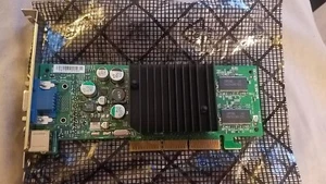 Vintage Tested Dell 5H175 NVIDIA GeForce4 MX 420 64MB AGP Video Graphics Card - Picture 1 of 2
