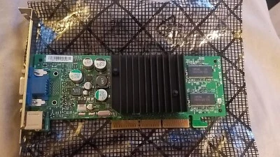 Vintage Tested Dell 5H175 NVIDIA GeForce4 MX 420 64MB AGP Video Graphics Card - Image 1 of 2