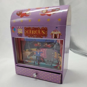 Kids Musical Jewelry Box Circus Flipping Dancing Monkey - Picture 1 of 6