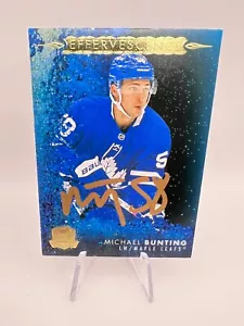 Michael Bunting - 2021-22 The Cup Effervescence #EF-BU Gold Auto Rookie RC - Bild 1 von 3