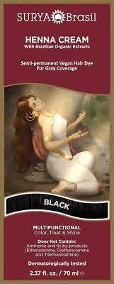 SURYA BRASIL Henna Cream- Black 2.37 ounces - image 1 of 4