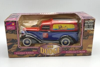 Liberty Classics Barnums Animal Crackers 1936 Dodge Diecast Metal Coin Bank 1997 - Image 1 of 4