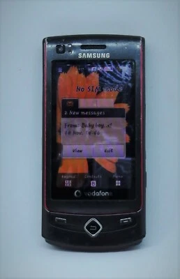 Samsung S8300 Tocco Ultra RED Mobile Phone,Spares/Repairs,F/Free P&P - Image 1 of 4