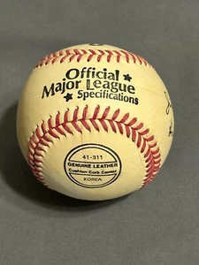 Vintage Spalding OFFICIAL MAJOR LEAGUE Baseball JIM CATFISH HUNTER signed - Picture 1 of 4