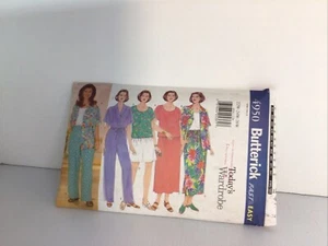 Camicia, gonna, pantaloncini, pantaloni da donna vintage taglia 22W 24W 26W Butterick 4950 Uncu - Foto 1 di 11