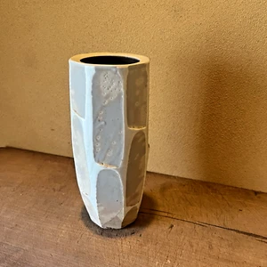 Vintage Japanese Pottery Flower Vase - Calm & Quaint Design - 1960s Retro - Picture 1 of 24