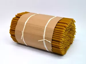 50 St 17 cm Kerzen Bienen Waldwachs 100% свечи лесной пчелиный воск освящены - Picture 1 of 1