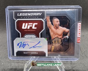 🌟2023 Prizm UFC - Matt Serra 💥LEGENDARY SIGNATURES💥 vs GSP