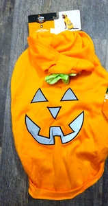 DOG dog ~MEDIUM jack o lantern pumpkin hooded costume ~ reflective - Picture 1 of 6