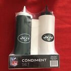 Jets Football Condiment Set Squeeze Bottle 2 Pcs Official NFL Gear
