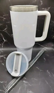 40 OZ Sublimation Blank Tumbler with Handle Straw and Lid - Perfect for Custom - Picture 1 of 4