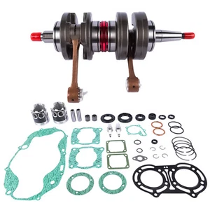 For Yamaha Banshee 350 Crank Crankshaft 64mm Pistons Rods Seals Gasket Plugs - Picture 1 of 13