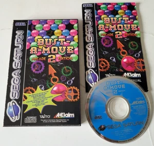 Bust-A-Move 2 Arcade Edition - Sega Saturn - PAL - Complete - Picture 1 of 7