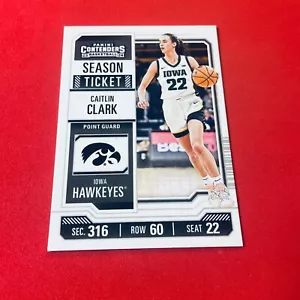 Tarjeta CC3 Caitlin Clark... Iowa Hawkeyes / Indiana Fever... 2024 Contenders - Imagen 1 de 2