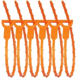 6 Pack Hair Drain Clog Cleaning Tool, Hair Drain Clog Remover Tool, Drain Aug... - Picture 1 of 7