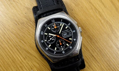 TUTIMA 43 mm BUND Military Chronograph 798 Bundeswehr LEMANIA 5100 - Bild 1 von 4