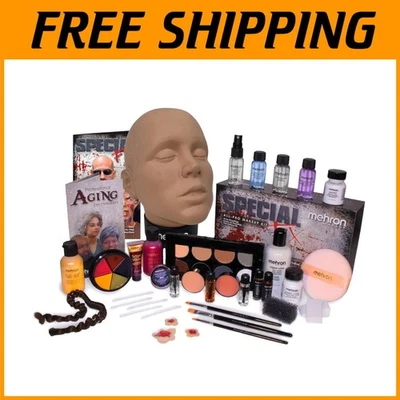 Juego completo de maquillaje de efectos especiales con cabezal de práctica Foto 1 de 4