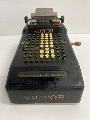 Antique 1919-1920 Victor Adding Machine (33426) untested - Image 1 of 4