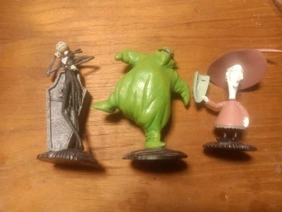 PESADILLA ANTES DE NAVIDAD Disney Store DE LUJO 3 Piezas Figura/Figura Foto 1 de 4