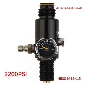 Thread PCP Valve Regulator 4500PSI HPA Output 2200PSI M18x1.5 High Quality - Picture 1 of 24
