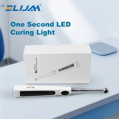 Lámpara de Curado Dental Inalámbrica LED 1S Luz de Curado LED Cabeza de Metal 360° 4 Modos Foto 1 de 4