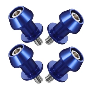  4 Pcs Motorcycle Swing Arm Spools Motorbike Swingarm Screw Stand Bobbins - Picture 1 of 12