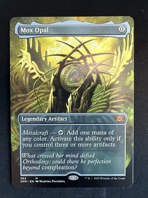 MTG Mox Opal [BORDERLESS] - Double Masters - NEAR MINT - Image 1 of 3