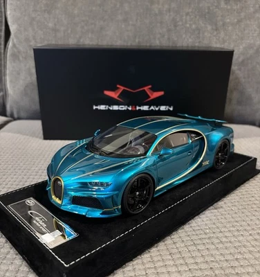 1/18 HH Henson & Heaven Bugatti Chiron Super Sport Artemis/Gold Limited 30pcs  - Image 1 of 4