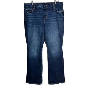 American Eagle Curvy High-Rise Skinny Kick Jeans Size 20 Next Level Stretch - Picture 1 of 8