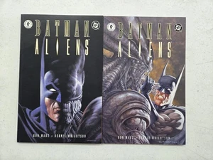 BATMAN/ALIENS #1-2 COMPLETE SET 1997 Berni Wrightson - NM - Picture 1 of 6