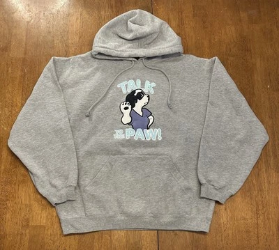 Vintage Y2K Big Dogs Hoodie Sweatshirt Small Talk To The Paw - Image 1 of 4