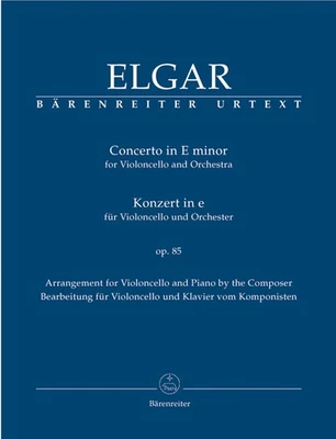 Concerto in E minor Elgar   for Cello and Piano  Urtext - Image 1 of 3