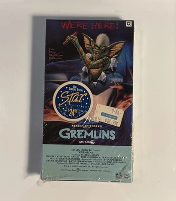 Gremlins VHS 1985 Warner Home Video First Release #11388 Purple Label - Image 1 of 4