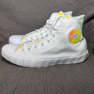 Size 10.5 - Converse UNT1TL3D High Hi-Vis Collection - White Iridescent - Picture 1 of 12