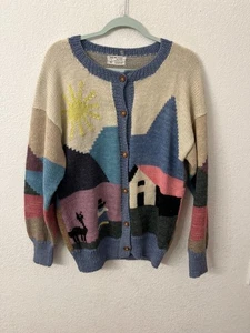 The Mu Peru 100% Alpaka Handarbeit Pullover Damen Gr. Small - Bild 1 von 6
