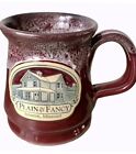 Deneen Pottery Mug Hand Thrown Ironton Missouri Plain & Fancy Drip Glaze