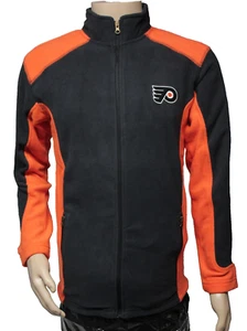 Officially Licensed NHL PHILADELPHIA FLYERS Small Full Zip Fleece Jacket - Picture 1 of 8