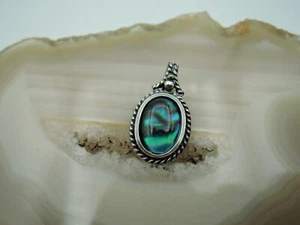 Anhänger 925 Silber mit Perlmutt Schmuck Damen Band Fingerring 117 - Bild 1 von 8