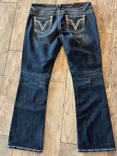 Vigoss Chelsea Slim Boot Denim Jeans Plus size 18 length 33 Bootcut Stretch