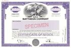 Raytheon Co. - 2005 dated Extremely Rare Specimen Stock Certificate - U.S. Defen