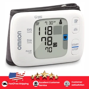 Omron BP4350 Gold Wrist Blood Pressure Monitor with Wireless Bluetooth Smart Tec - Picture 1 of 10