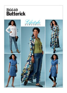 Butterick Sewing Pattern B6640 Misses Top Dress Pants Variations Sizes 14-22 UC - Picture 1 of 6