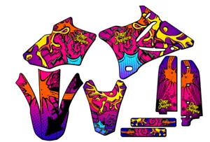 Kit de gráficos YZ 85 ZANY Pink Senge 2002-2014 compatible con Yamaha - Imagen 1 de 10
