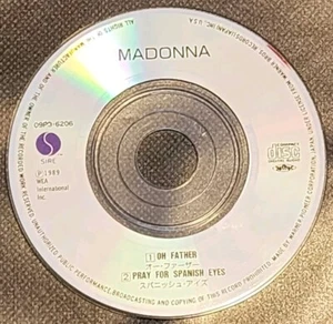 MADONNA Oh Father /Pray for Spanish Eyes JAPAN 3" CD SINGLE 09P3-6206 1989 - Bild 1 von 7