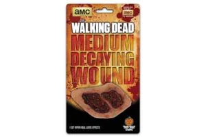 Aparato para heridas descompuestas de látex con licencia The Walking Dead paquete de 1 - Imagen 1 de 5