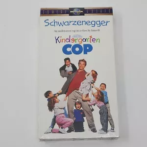 Kindergarten Cop VHS, Arnold Schwarzenegger New With Corner dings - Picture 1 of 4