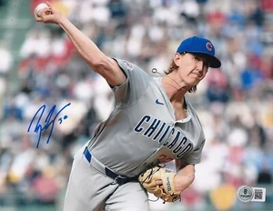 Foto de béisbol 8X10 firmada por Ben Brown (CHICAGO CUBS) BECKETT BAS BR00289 - Imagen 1 de 1