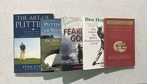 Five (5) Golf Instructional Books - Hogan, Penick, Rotella, Valiante & Utley - Picture 1 of 9